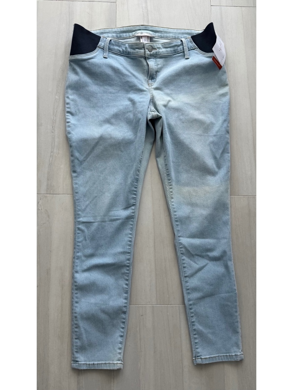 Isabel by Ingrid & Isabel Skinny Entubado Jeans Size 12 Light Blue